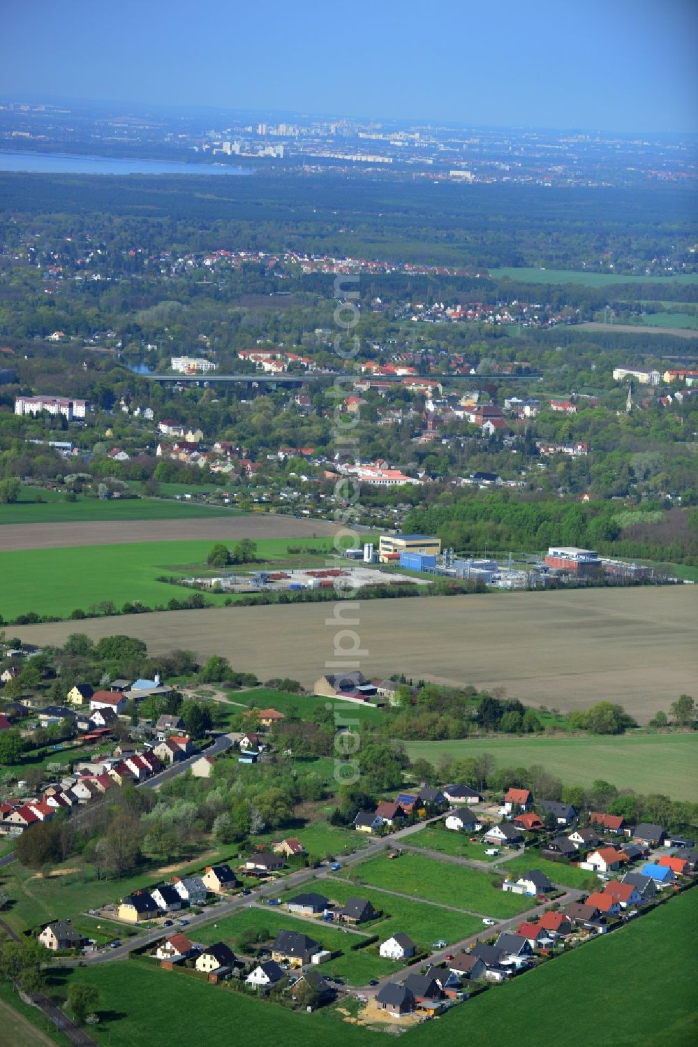 Aerial photograph Rüdersdorf OT Alt-Rüdersdorf - Single-family residential construction amHemmoor ring in Old Ruedersdorf, a district of Ruedersdorf in Brandenburg