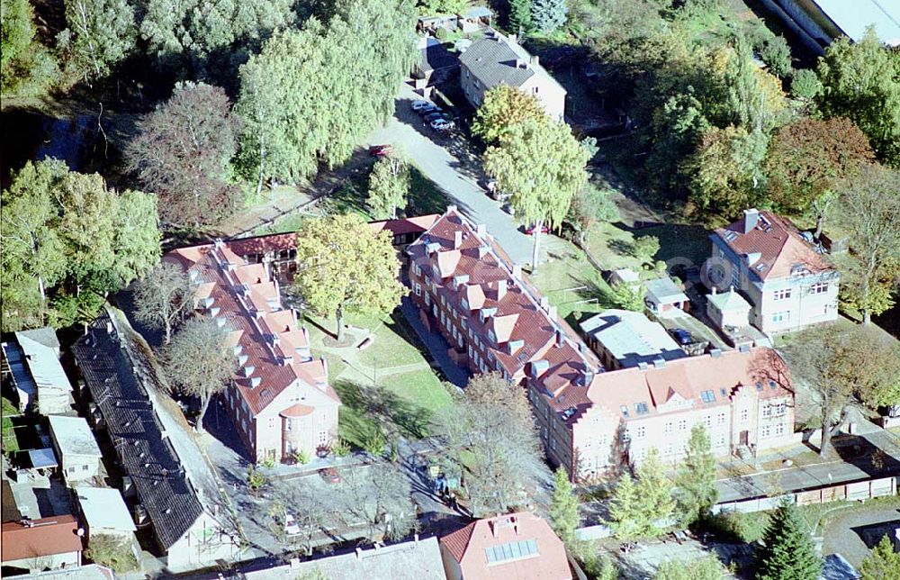 Eberswalde-Lichterfelde / Brandenburg from the bird's eye view: Einfamilienhausneubausiedlung an der Messingwerkstraße im Stadtteil Lichterfelde von Eberswalde in Brandenburg.