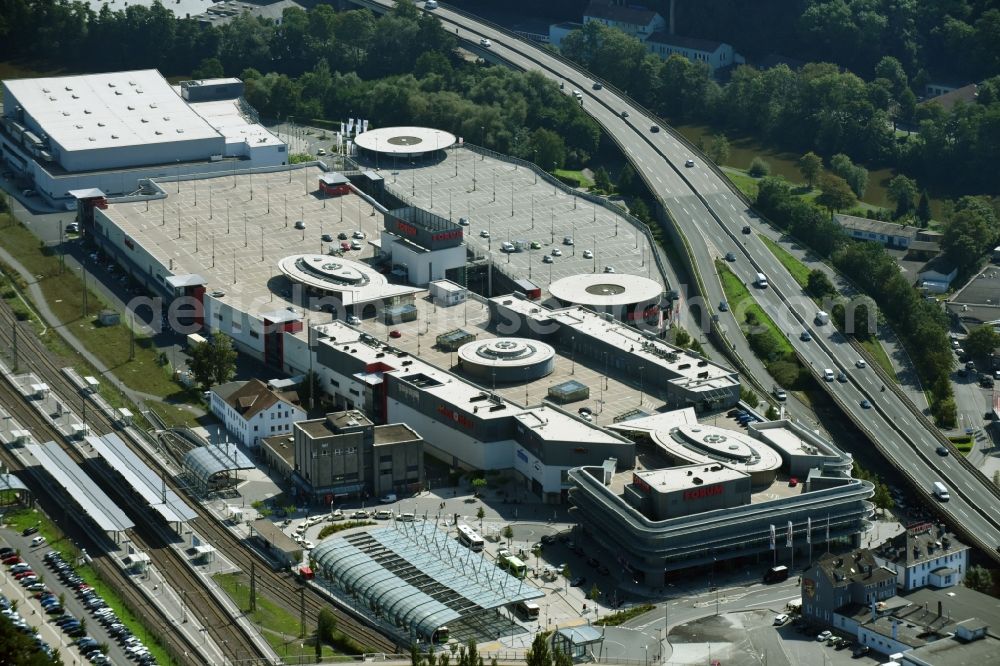 Wetzlar from the bird's eye view: Building of the shopping center Forum Wetzlar in Wetzlar in the state Hesse, Germany