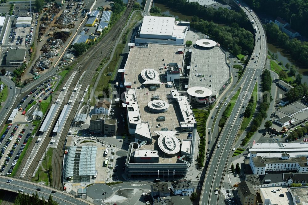 Wetzlar from above - Building of the shopping center Forum Wetzlar in Wetzlar in the state Hesse, Germany