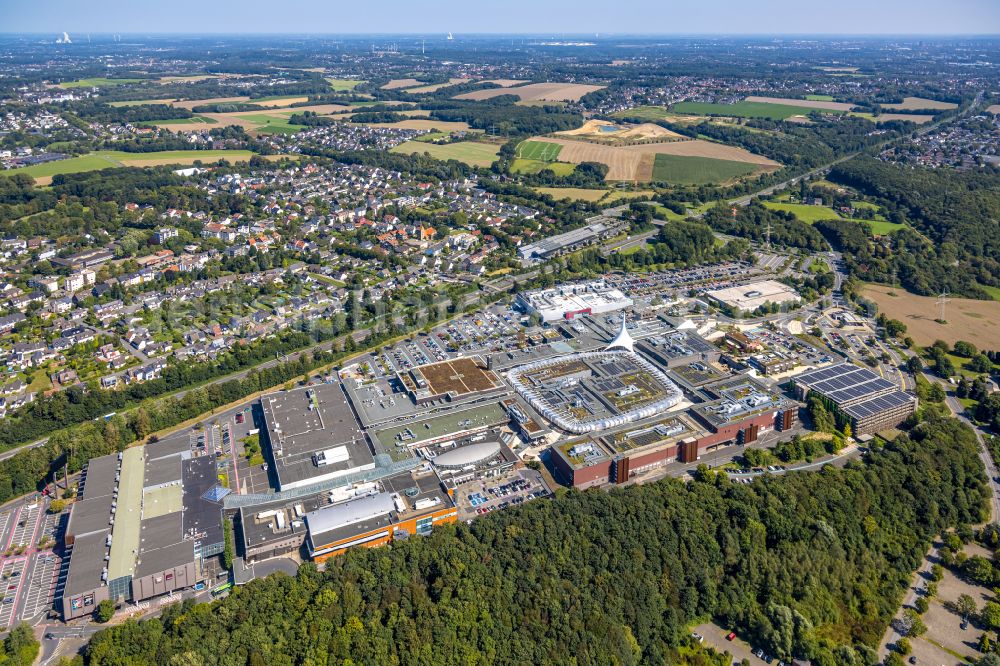 Bochum from the bird's eye view: Building of the shopping center Ruhr Park in the district Harpen in Bochum at Ruhrgebiet in the state North Rhine-Westphalia, Germany