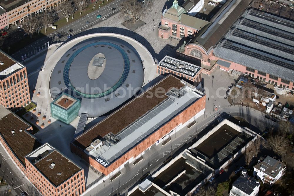 Wiesbaden from the bird's eye view: Shoppingcenter Liliencarre in Wiesbaden in the state of hesse