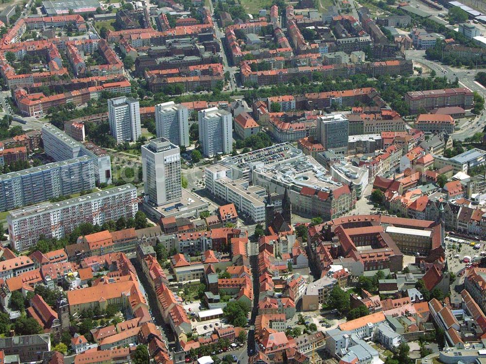 Erfurt / Thüringen from the bird's eye view: Einkaufsgalerie Anger 1 in Erfurt - ein Projekt der ECE Projektmanagement GmbH Hamburg. Einkaufsgalerie Anger 1 Erfurt Anger 1-3 99084 Erfurt Tel.: 0361 / 601 32 0 Fax: 0361 / 601 32 22