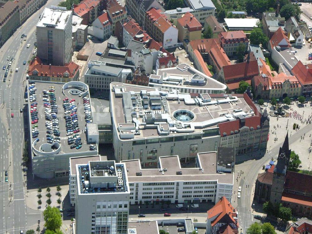 Aerial image Erfurt / Thüringen - Einkaufsgalerie Anger 1 in Erfurt - ein Projekt der ECE Projektmanagement GmbH Hamburg. Einkaufsgalerie Anger 1 Erfurt Anger 1-3 99084 Erfurt Tel.: 0361 / 601 32 0 Fax: 0361 / 601 32 22