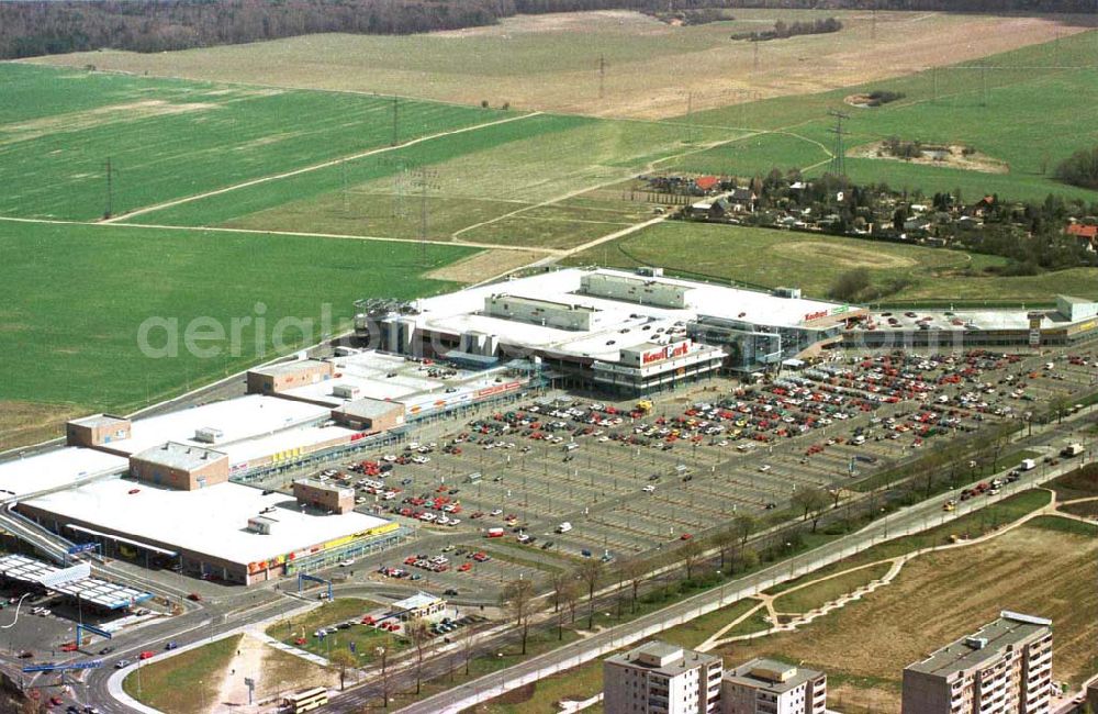 Aerial photograph Eiche bei Hellersdorf - Einkaufspark Eiche bei Hellersdorf