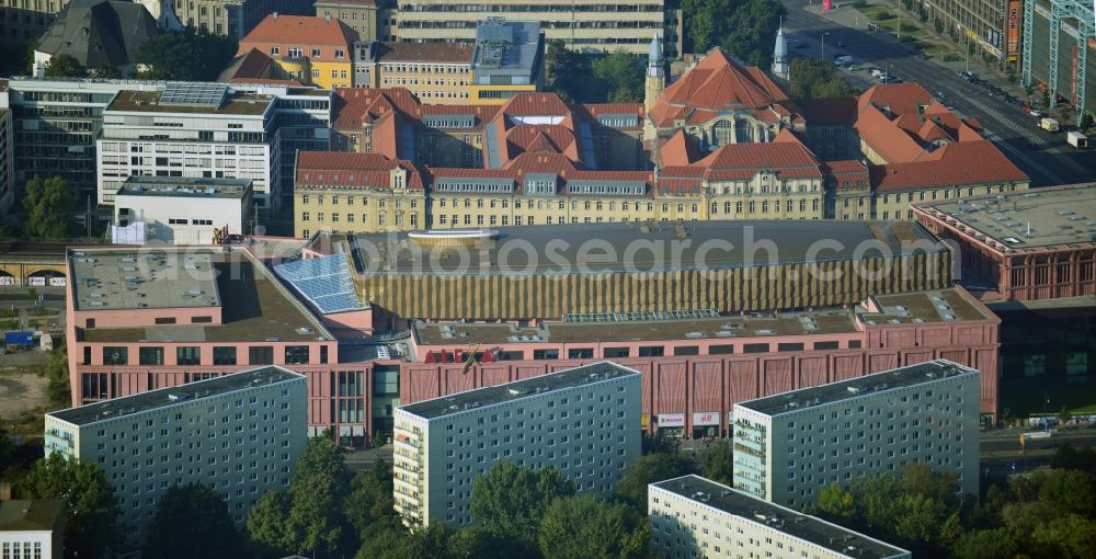 Aerial image Berlin - View to the shopping center Alexa in Berlin-Mitte