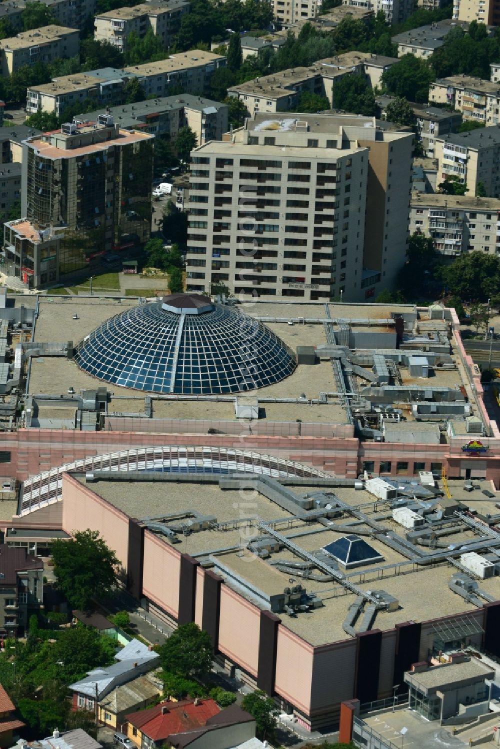 Bukarest from the bird's eye view: Bucharest Mall in the city center of the capital, Bucharest, Romania