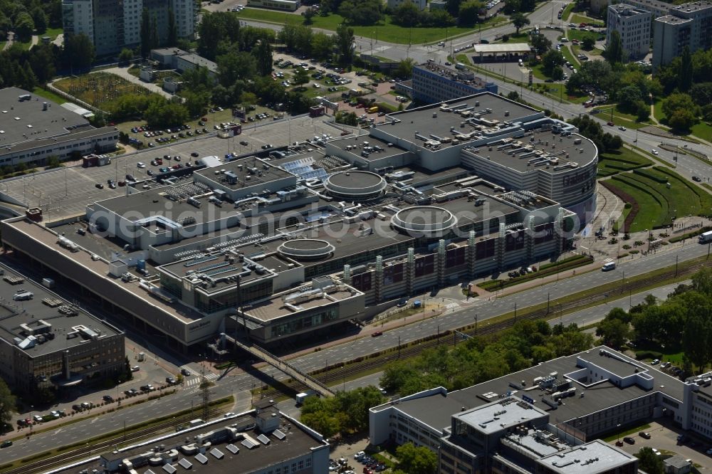 Aerial image Warschau Mokotow - Shopping center Galeria Mokotov at the ul Wo?oska in Warsaw in Poland