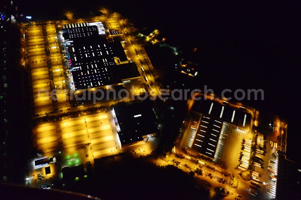 Aerial image Rangsdorf - Shopping center and commercial area on the South Ring Center in Rangsdorf in Brandenburg