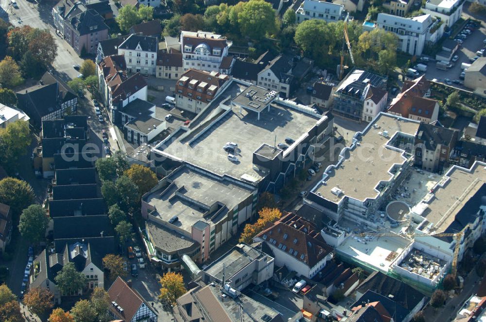 Aerial image Unna - Einkaufszentrum an der Hertingerstrasse 17 in 59423 Unna - ein Projekt der Unternehmensgruppe Markus Gerold an der Vaerstbrücke 1 in 59425 Unna.