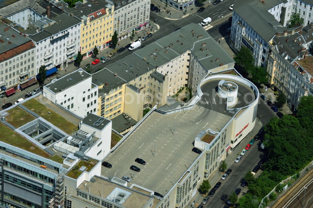 Aerial photograph Berlin - Shopping center KantCenter at the Kant Strasse in Berlin - Charlottenburg