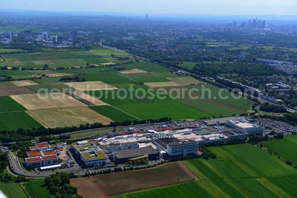 Sulzbach from above - Shopping center MTZ Main-Taunus - Center in Sulzbach / Hesse