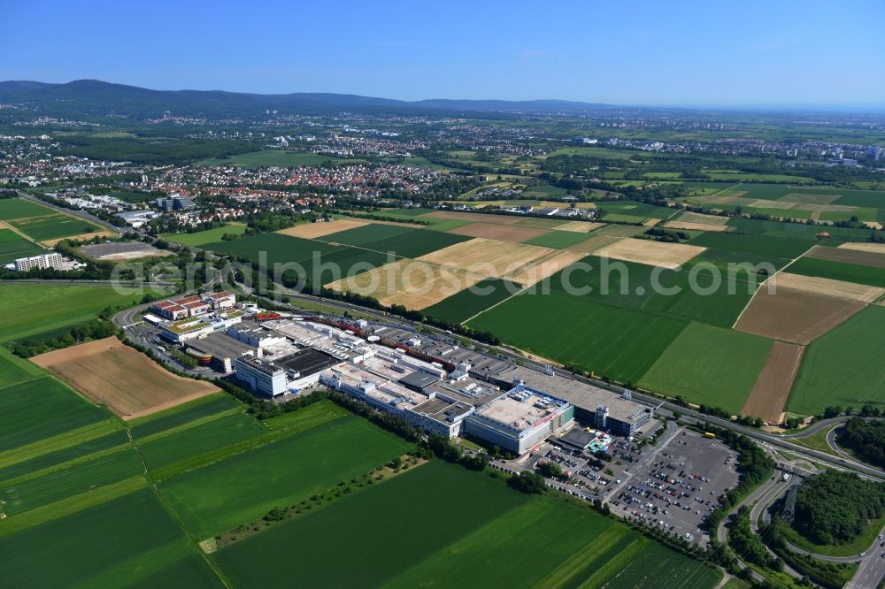 Aerial image Sulzbach - Shopping center MTZ Main-Taunus - Center in Sulzbach / Hesse