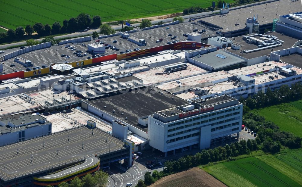 Sulzbach from the bird's eye view: Shopping center MTZ Main-Taunus - Center in Sulzbach / Hesse