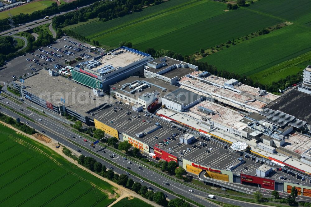 Aerial photograph Sulzbach - Shopping center MTZ Main-Taunus - Center in Sulzbach / Hesse