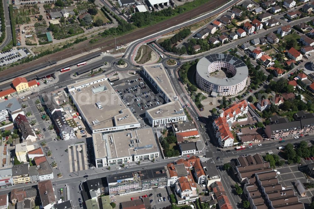 Ingelheim from the bird's eye view: The shopping center Neue Mitte Ingelheim in Rhineland-Palatinate