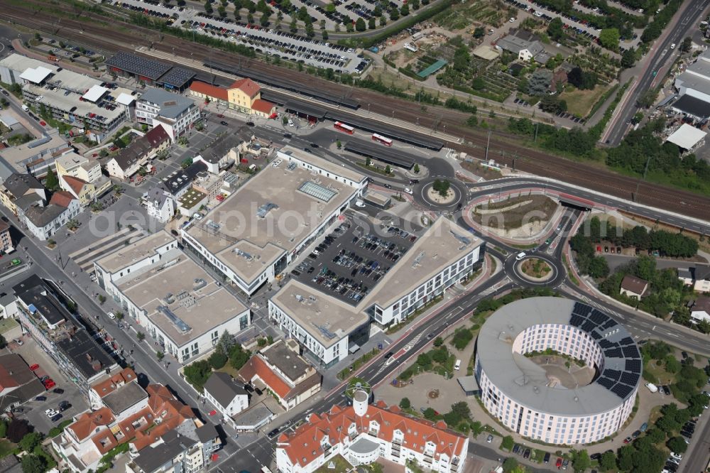 Aerial photograph Ingelheim - The shopping center Neue Mitte Ingelheim in Rhineland-Palatinate