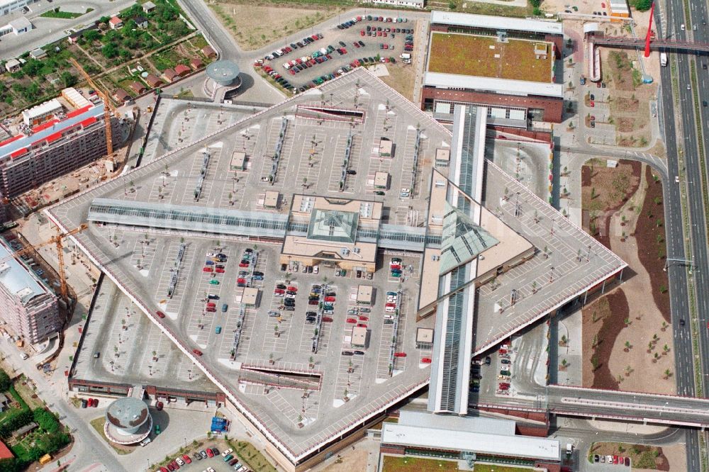 Aerial photograph Potsdam - The shoppingmall Stern Center in Potsdam-Drewitz