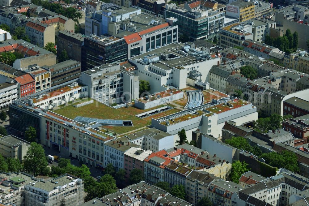 Berlin Wilmersdorf from the bird's eye view: Shopping center Wilmersdorf arcades at the Wilmersdorf in Berlin