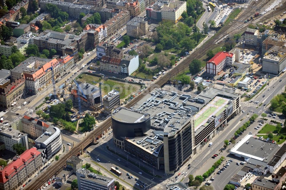 WROCLAW - BRESLAU from above - Shopping mall Wroclawskie arcades in Wroclaw in the Voivodship Lower Silesia in Poland