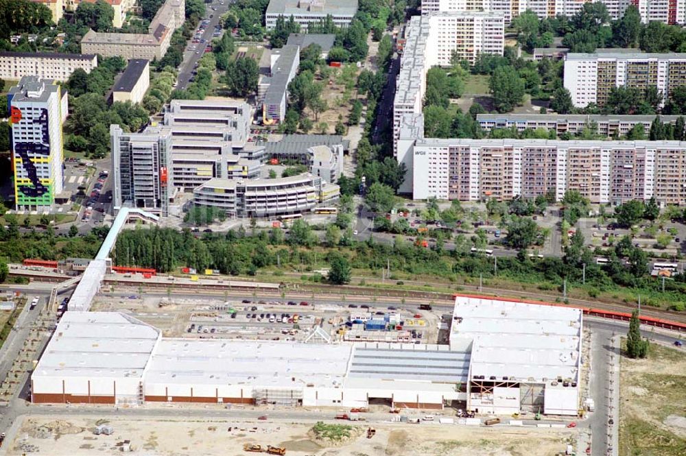 Aerial photograph Berlin / Lichtenberg - Einkaufszentrum/Neubau Storkower Straße Lichtenberg / Berlin