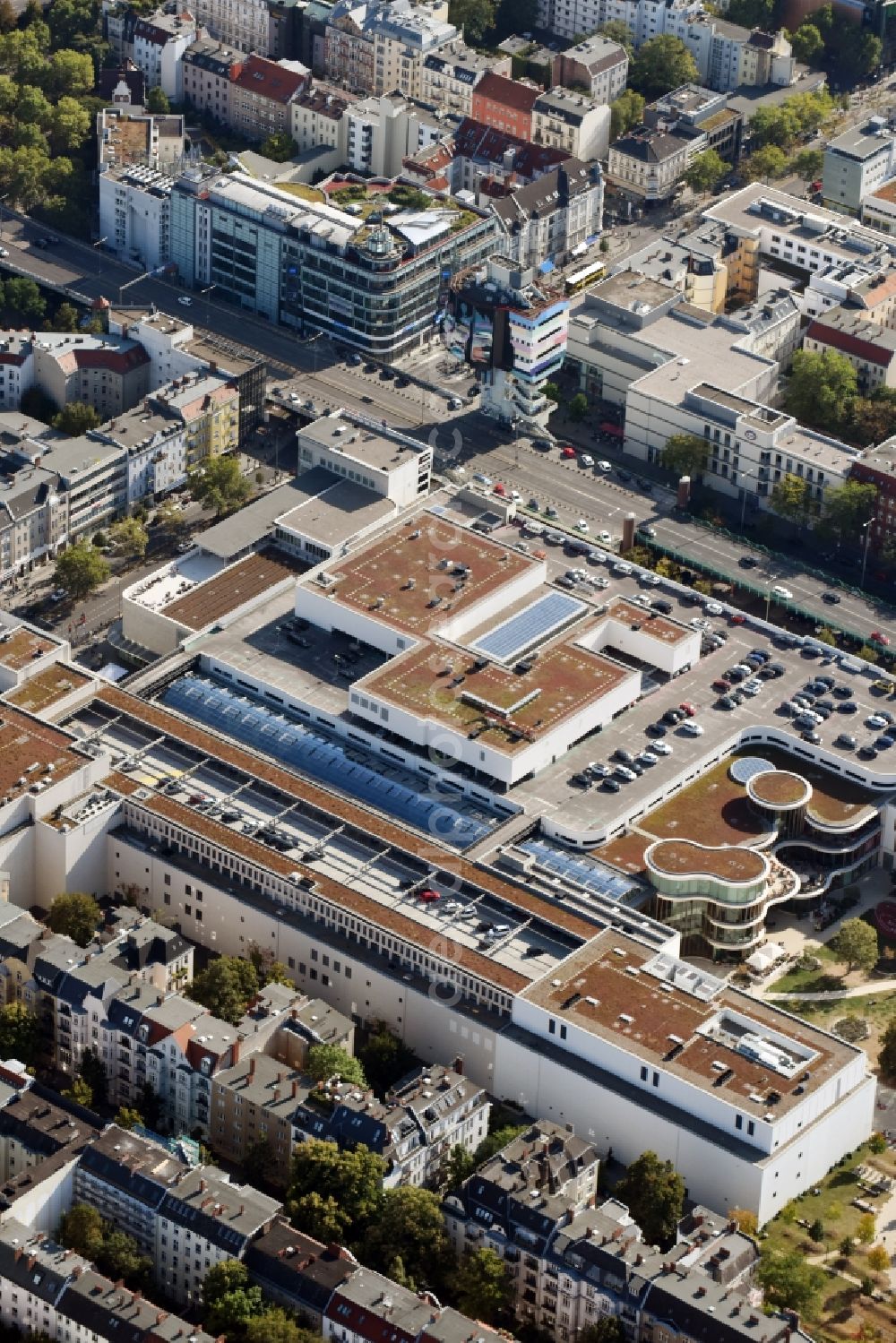 Aerial image Berlin - The shopping center Boulevard Berlin