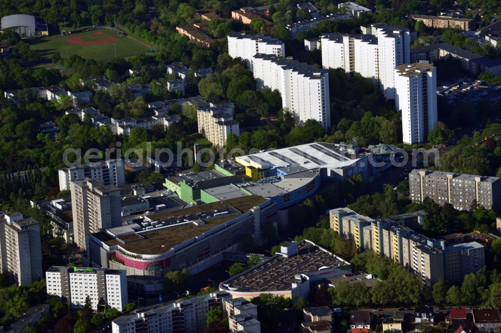 Berlin from above - Gropiuspassagen mall in the Neukoelln district of Berlin