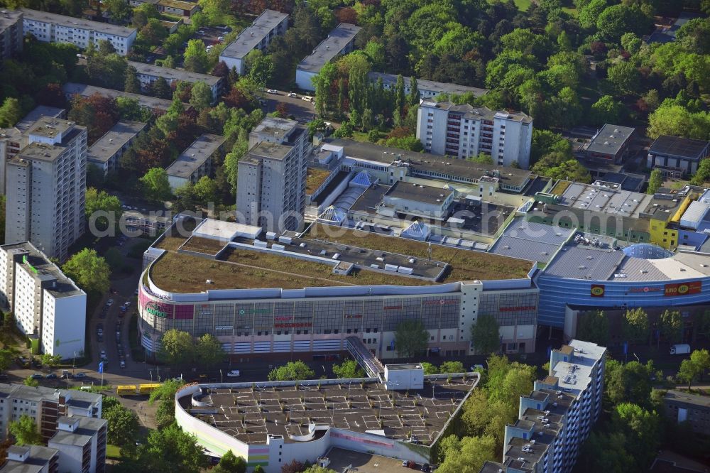 Berlin from the bird's eye view: Gropiuspassagen mall in the Neukoelln district of Berlin