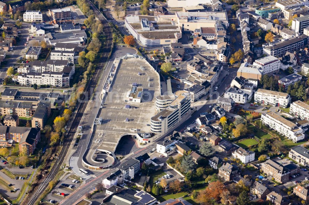 Aerial image Kenten - Building of the shopping center Intro on Koelner Strasse in Bergheim in the state of North Rhine-Westphalia, Germany