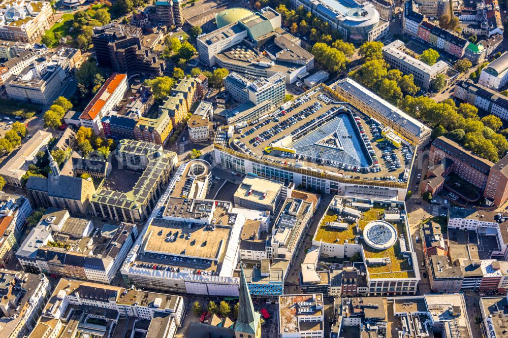 Aerial image Dortmund - Building of the shopping center Thier-Galerie on street Hoher Wall in the district City-West in Dortmund at Ruhrgebiet in the state North Rhine-Westphalia, Germany