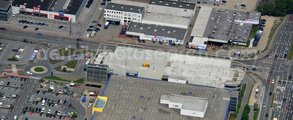 Aerial image Brinkum (Stuhr) - Store Bremen-Brinkum IKEA Germany GmbH & Co. KG in Brinkum (Stuhr) in the state of Lower Saxony