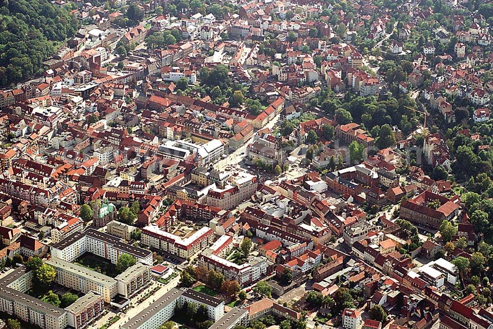 Aerial image Eisenach/ Thüringen - Stadtzentrum