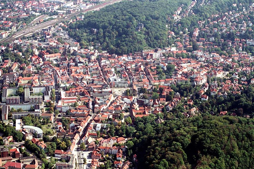 Aerial photograph Eisenach/ Thüringen - Stadtzentrum