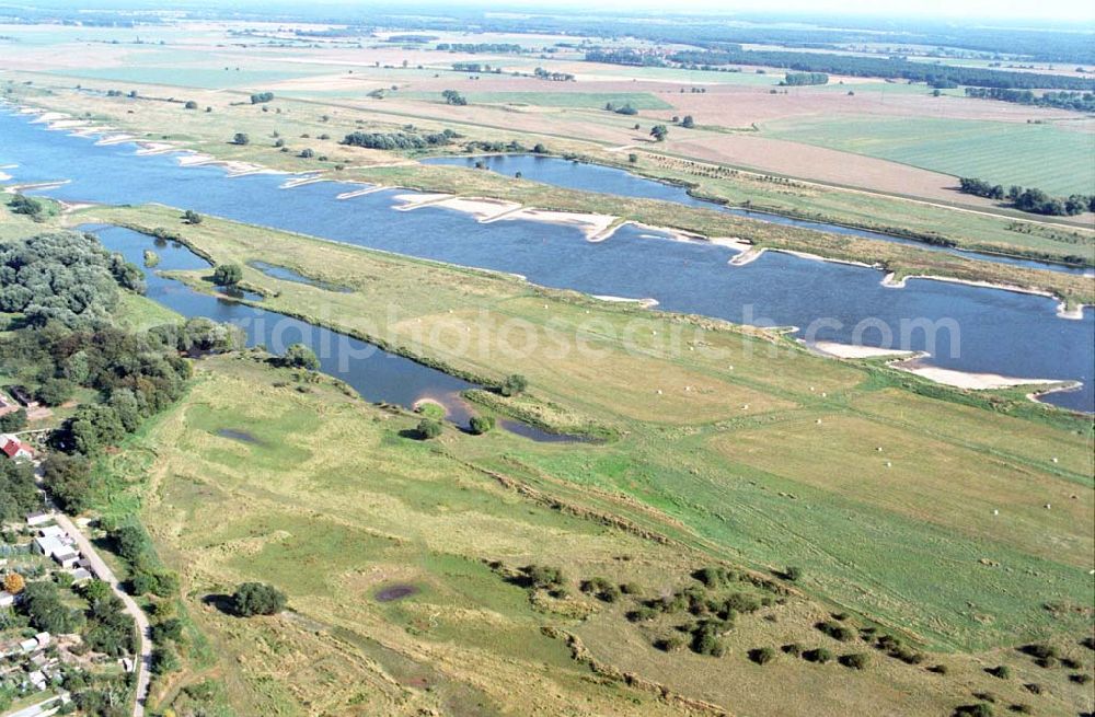 Ringfurth from above - Blick auf den Elbausfluss bei Ringfurth.