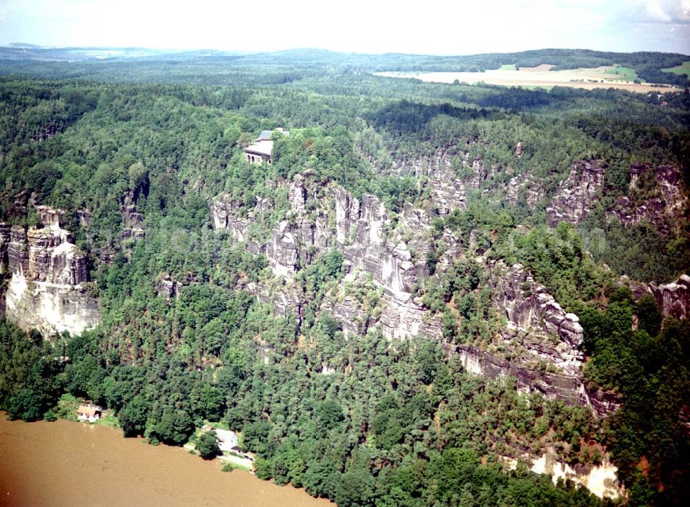 Bad Schandau / Sachsen from above - 