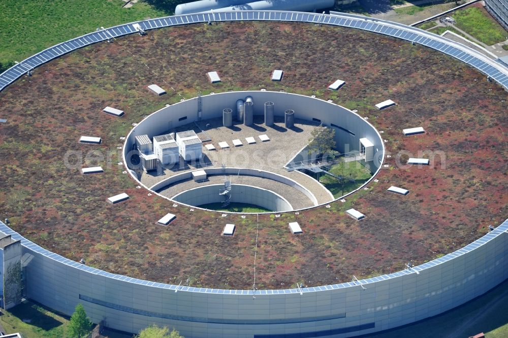 Berlin Adlershof from the bird's eye view: View onto the electron storage ring BESSY in Berlin - Adlershof