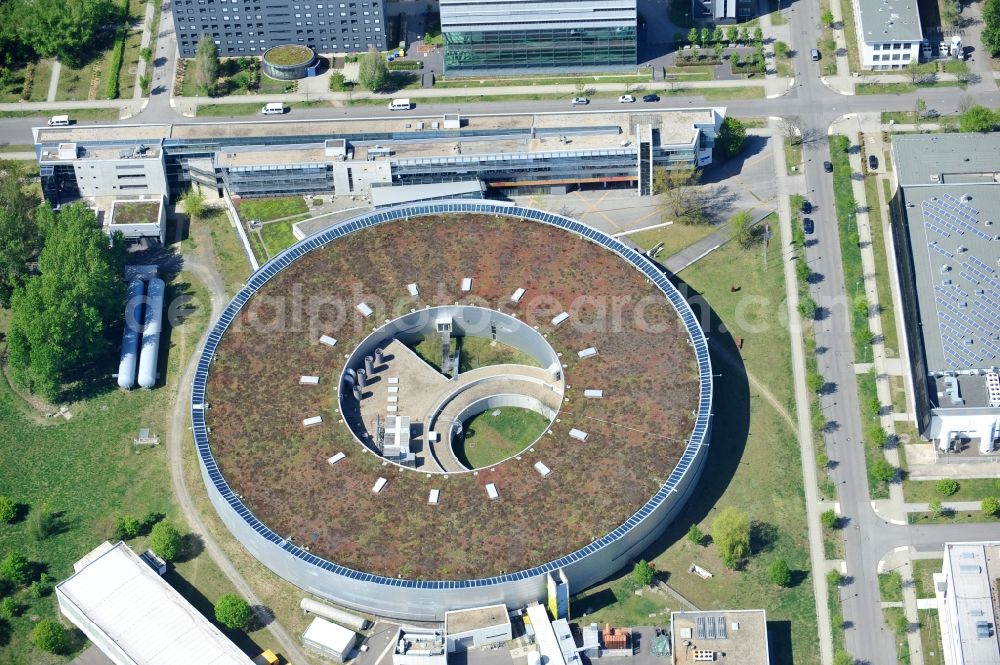 Berlin Adlershof from above - View onto the electron storage ring BESSY in Berlin - Adlershof