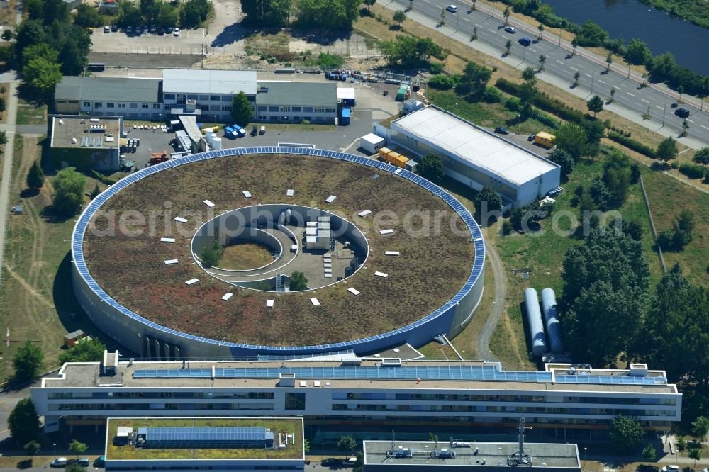 Berlin from above - View onto the electron storage ring BESSY in Berlin - Adlershof