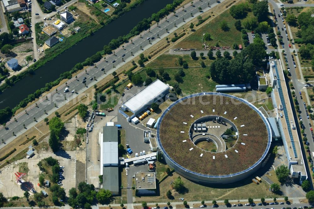 Aerial photograph Berlin - View onto the electron storage ring BESSY in Berlin - Adlershof