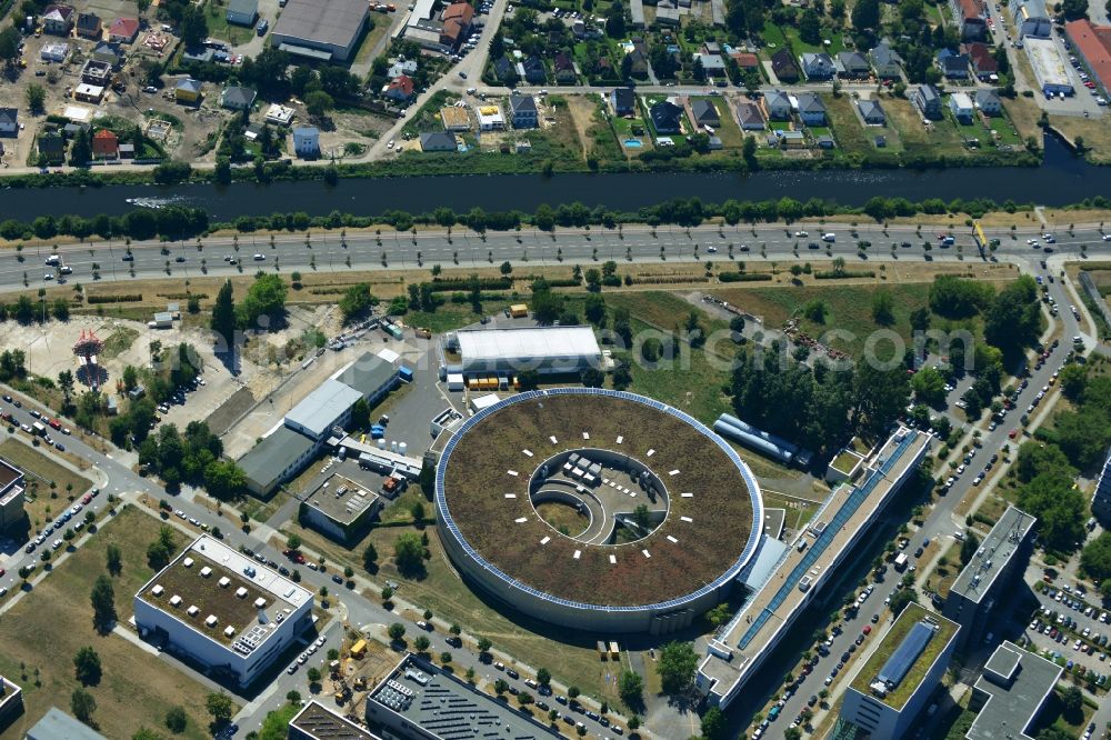 Berlin from above - View onto the electron storage ring BESSY in Berlin - Adlershof