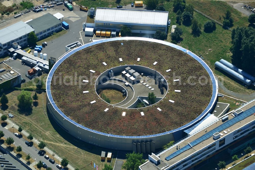 Aerial image Berlin - View onto the electron storage ring BESSY in Berlin - Adlershof