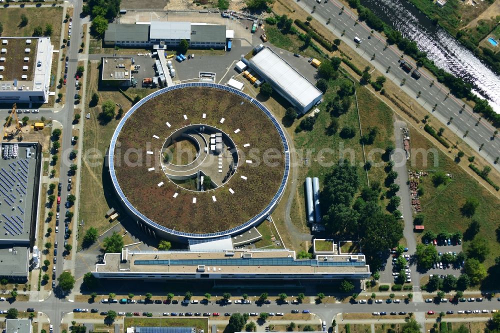 Berlin from the bird's eye view: View onto the electron storage ring BESSY in Berlin - Adlershof