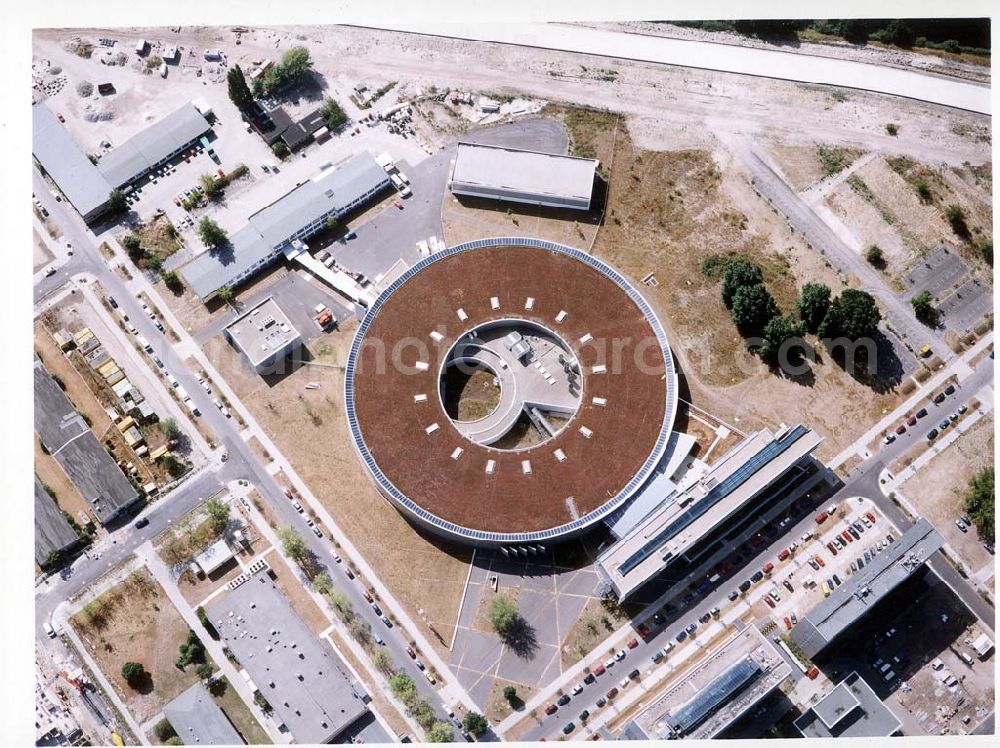 Berlin - Adlershof from above - Elektronenspeicherring BESSY 2 in Berlin-Adlershof.