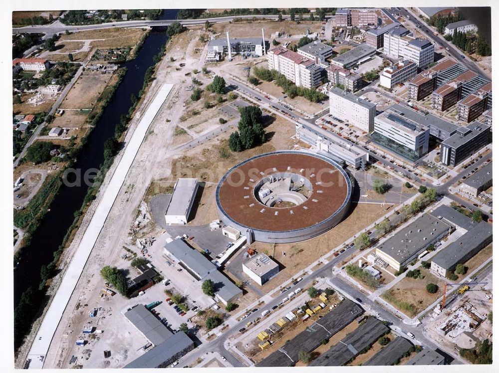 Aerial image Berlin - Adlershof - Elektronenspeicherring BESSY 2 in Berlin-Adlershof.