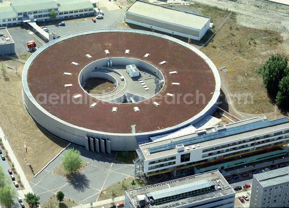 Aerial photograph Berlin - Adlershof - Elektronenspeicherring BESSY 2 in Berlin-Adlershof.