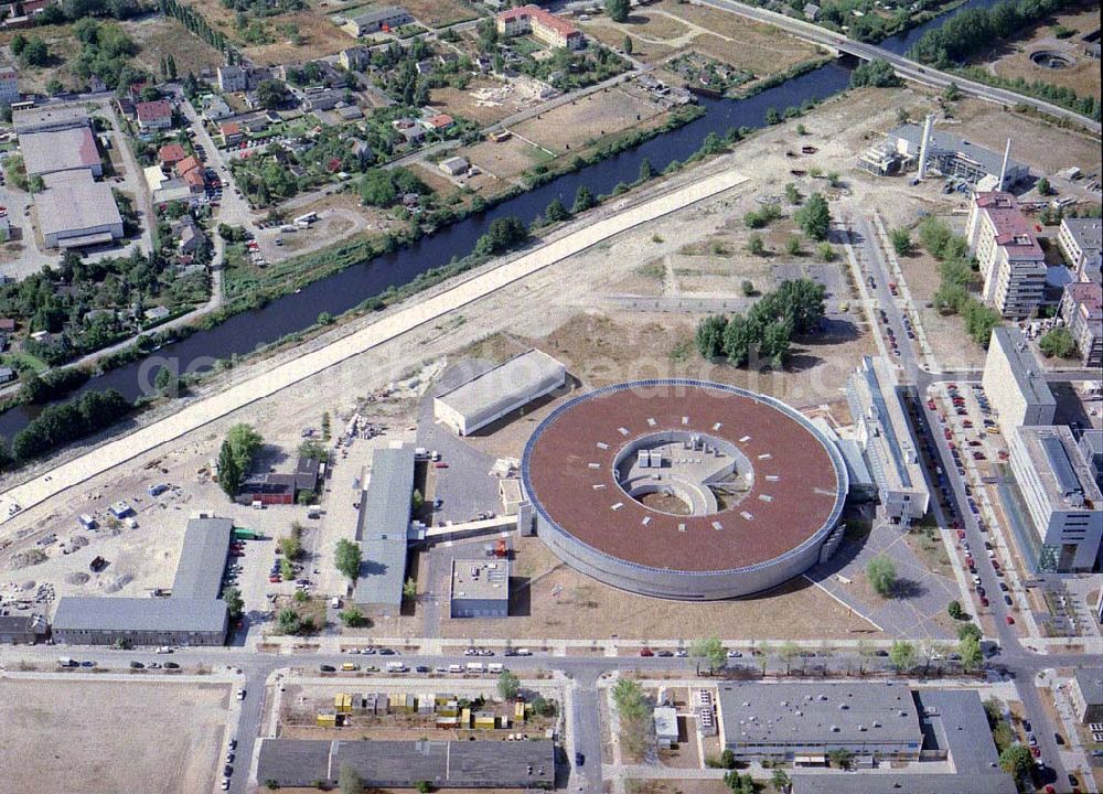 Berlin - Adlershof from above - Elektronenspeicherring BESSY 2 in Berlin-Adlershof.