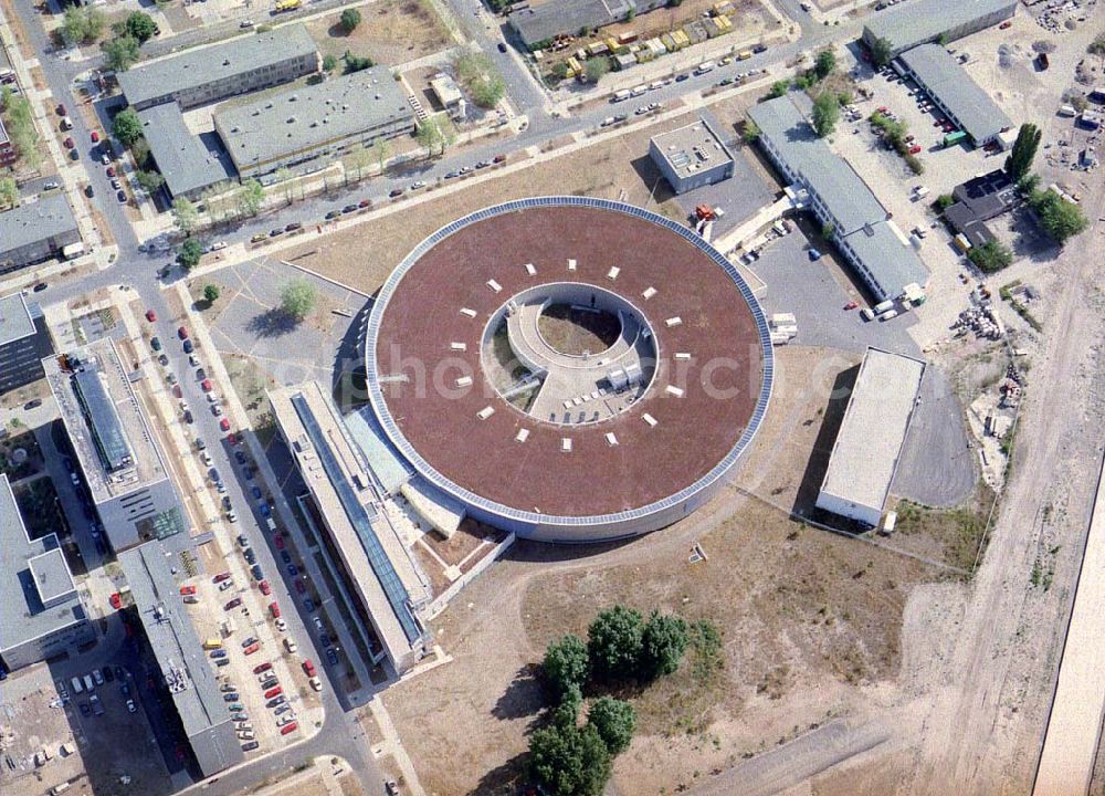 Berlin - Adlershof from the bird's eye view: Elektronenspeicherring BESSY 2 in Berlin-Adlershof.