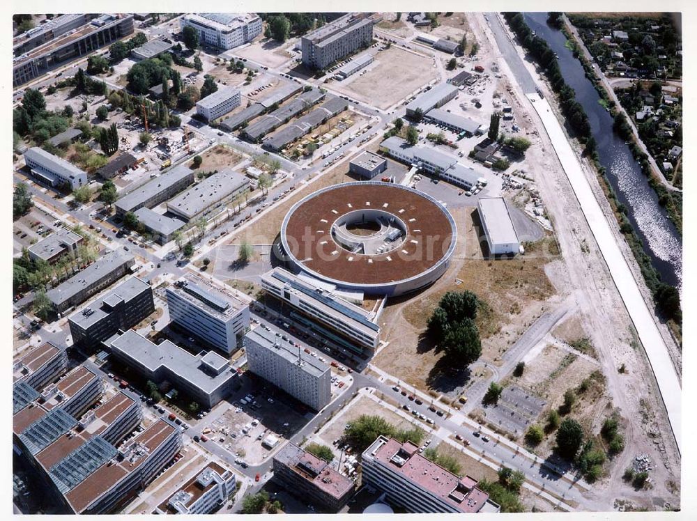 Aerial photograph Berlin - Adlershof - Elektronenspeicherring BESSY 2 in Berlin-Adlershof.