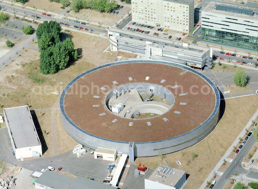 Berlin - Adlershof from above - Elektronenspeicherring BESSY 2 in Berlin-Adlershof.