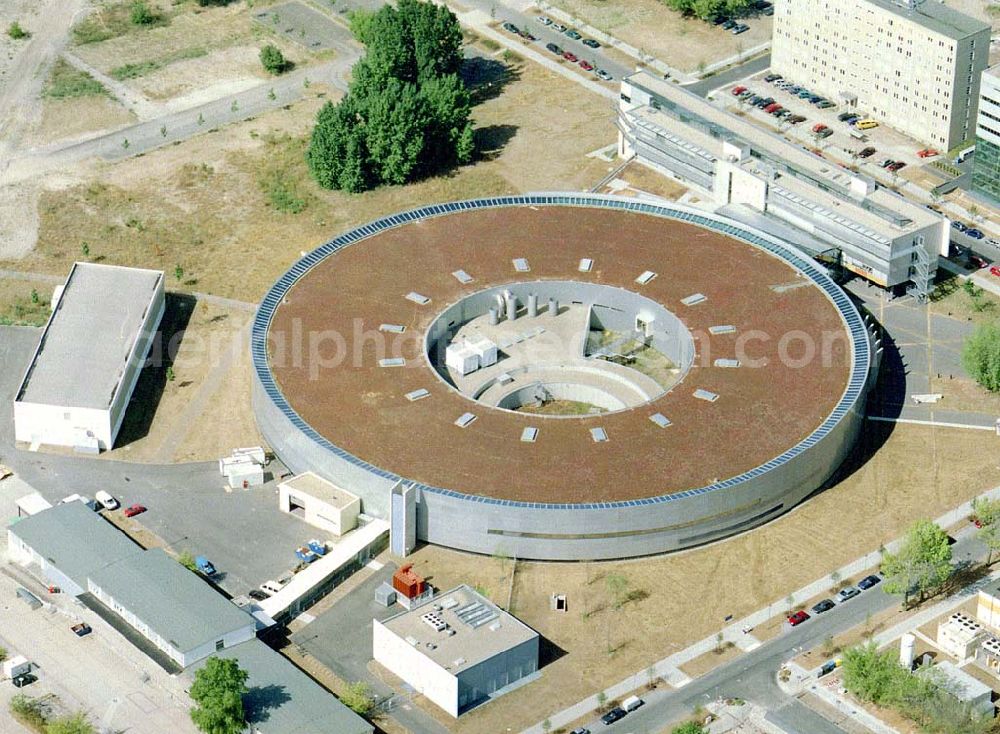 Berlin - Adlershof from the bird's eye view: Elektronenspeicherring BESSY 2 in Berlin-Adlershof.